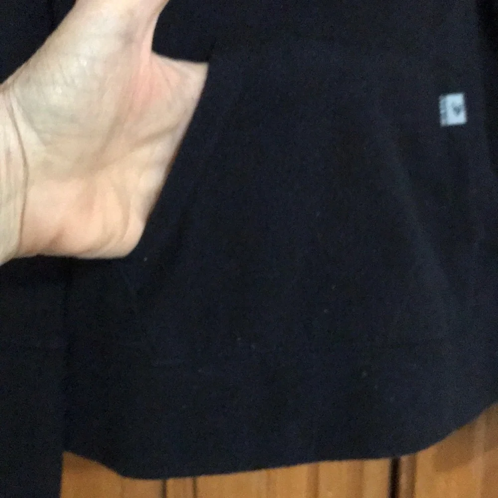 Justice Fleece Pull Over Black Hoodie
